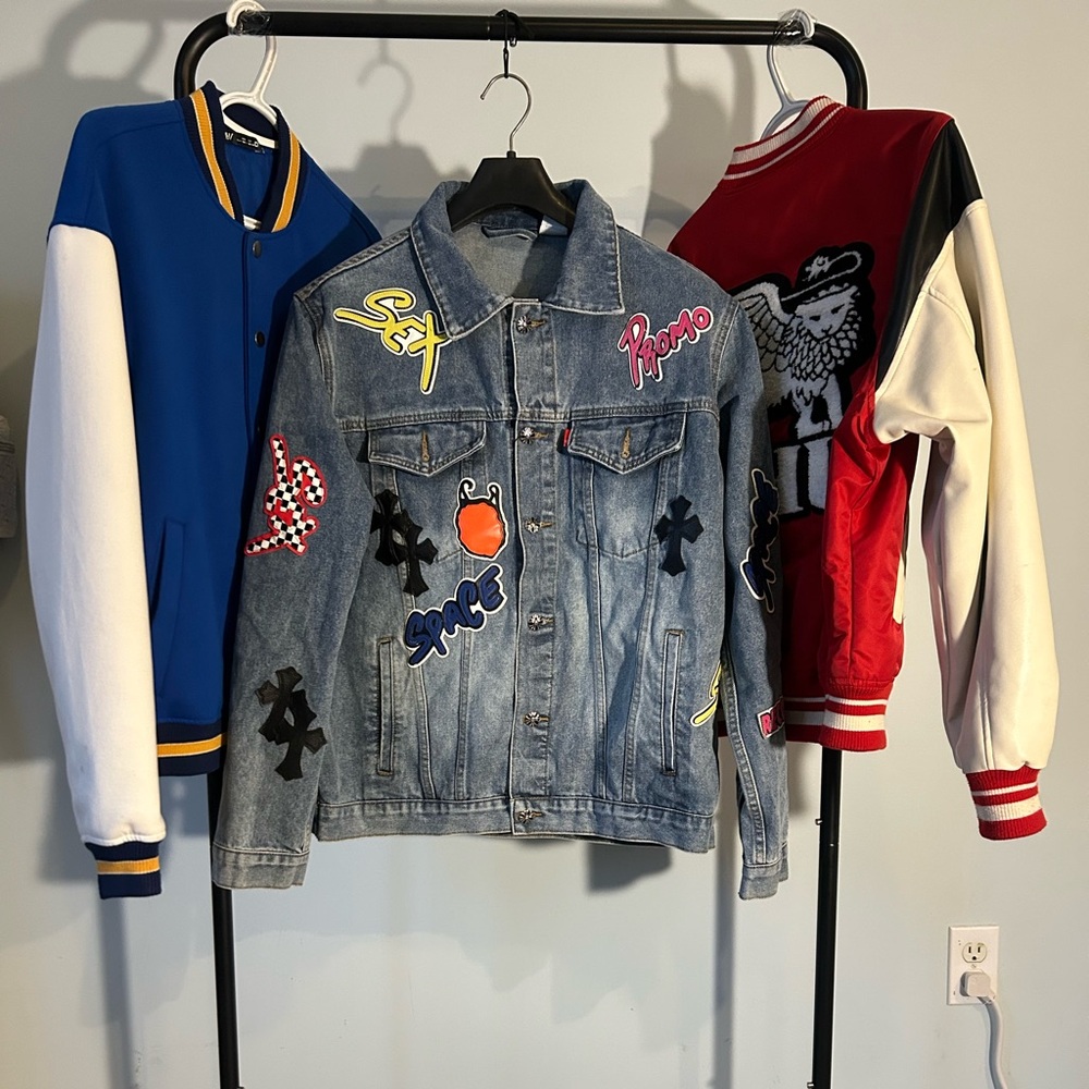 🚨SOLD‼️Custom Chrome Hearts Matty Boy S*x Records Denim Jacket